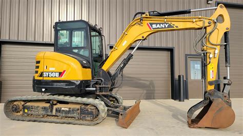 sany sy50u compact excavator|sany sy50u.